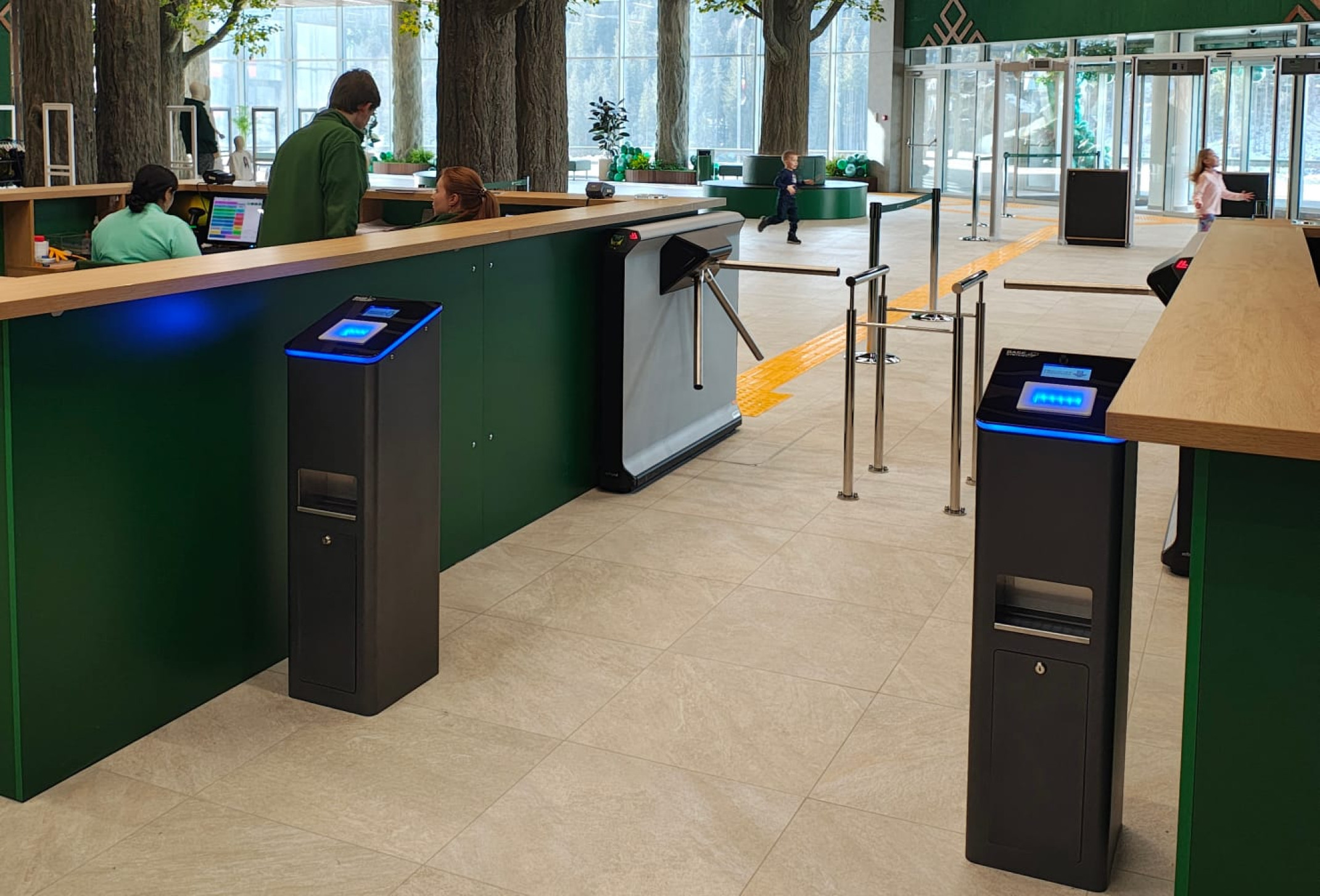 Automat zwrotu zegarków basenowych