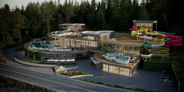 Aquapark Mavka w Bukovelu Aquapark Mavka w Bukovelu